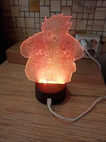 Customer photo review of Naruto - Team 7 LED Lamp
