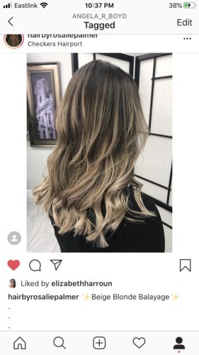 Customer photo review of Balance of 3 packs of 14" 2/6/18 tape hair