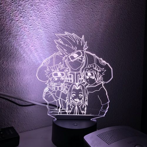 Customer photo review of Naruto - Team 7 LED Lamp