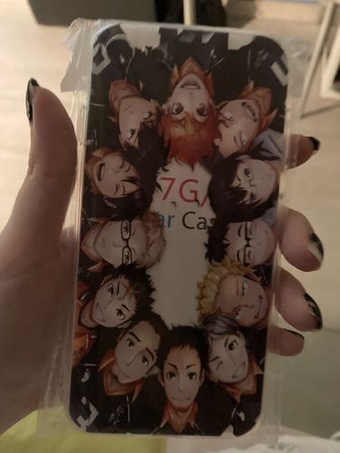 Customer photo review of Haikyuu - iPhone Cases