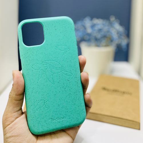 Customer photo review of Eco Friendly iPhone 11 Phone Case - Turtle in Turquoise