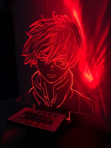 Customer photo review of My Hero Academia - Todoroki LED Lamp