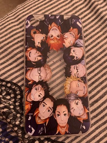 Customer photo review of Haikyuu - iPhone Cases