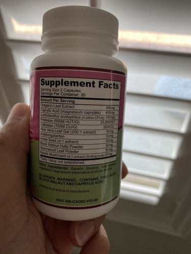 Customer photo review of Candida Complex