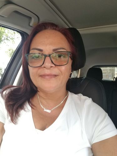 Customer photo review of Block Mini Name Necklace with Cuban Chain