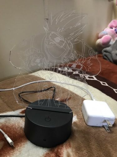 Customer photo review of Naruto - Team 7 LED Lamp