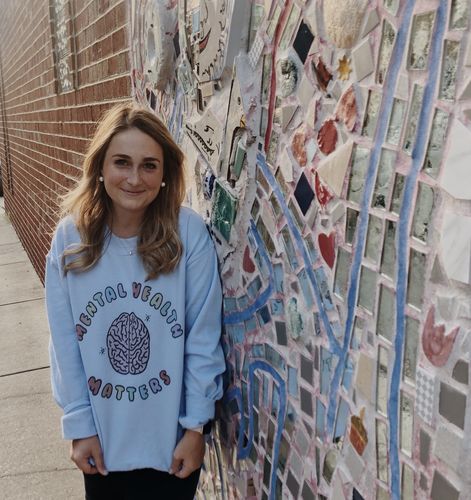 Customer photo review of Mental Health Matters (Brain) -- Sweatshirt