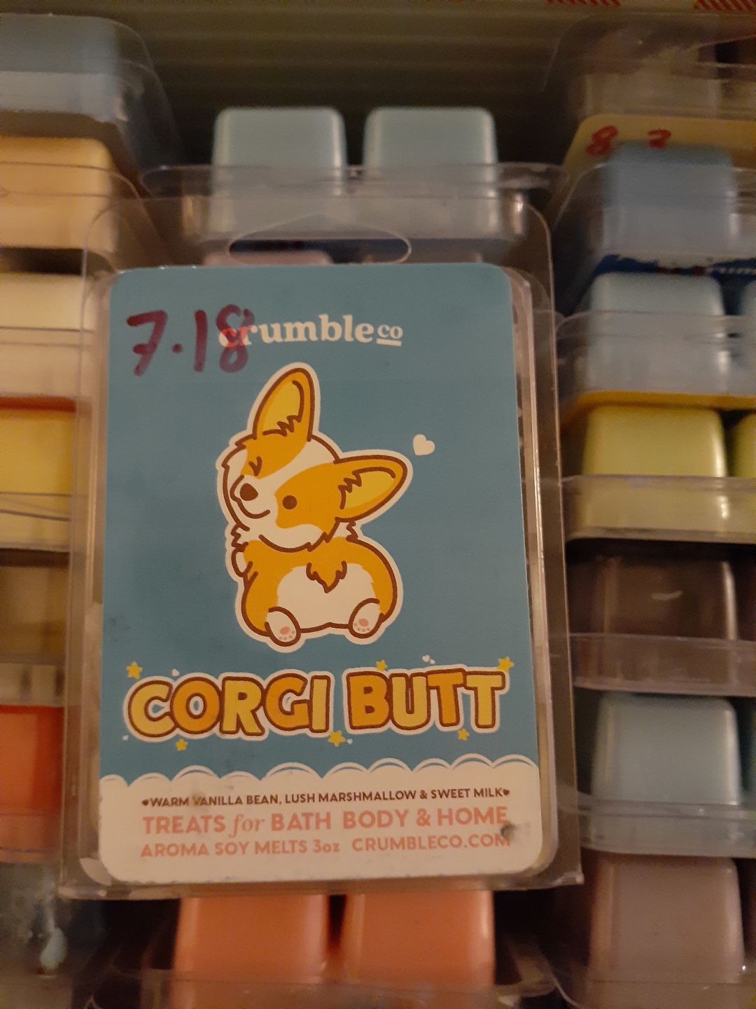 Customer photo review of Corgi Butt Wax Melts