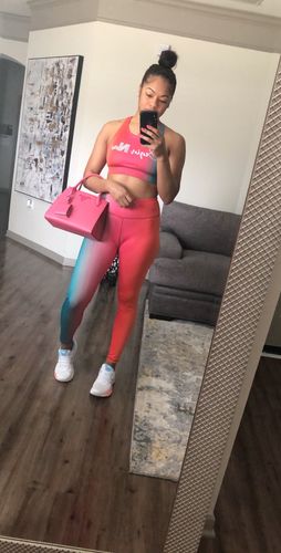 Customer photo review of Mya Multicolor 2 pieces Sports Suit