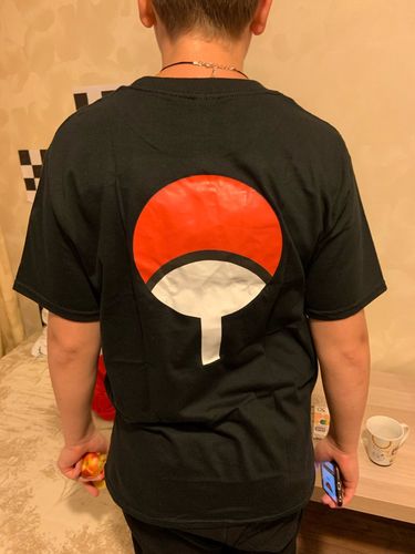 Customer photo review of Uchiha logo - Tee