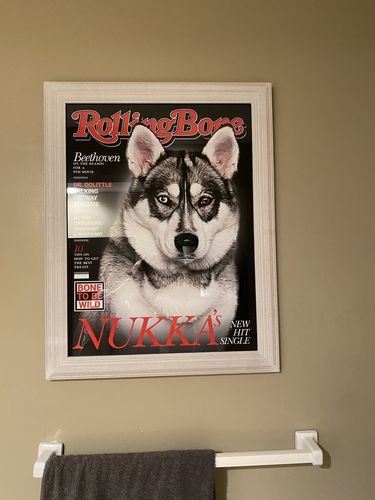 Customer photo review of Posing Pig Custom Print