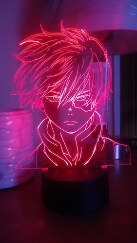 Customer photo review of My Hero Academia - Todoroki LED Lamp