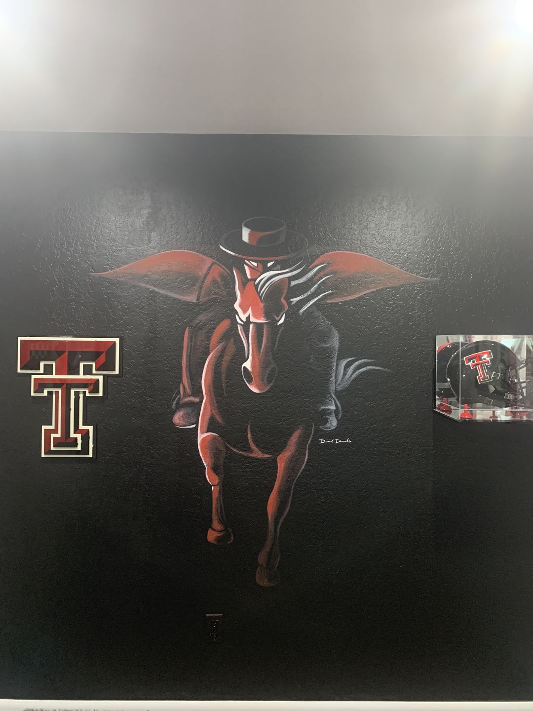 Customer photo review of Texas Tech "Double T" 3D Metal Artwork