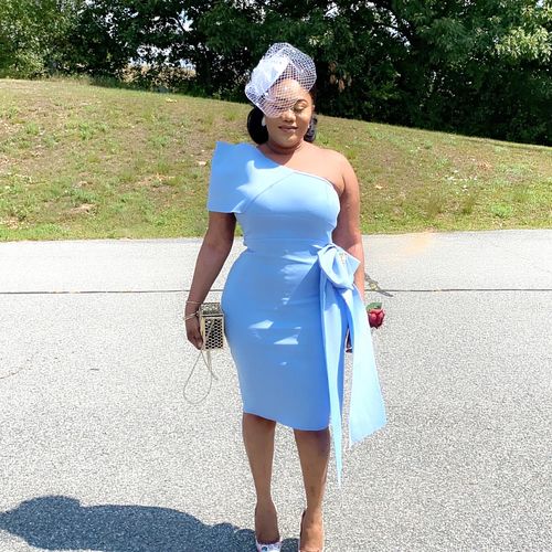 Customer photo review of Mimi Bow Dress