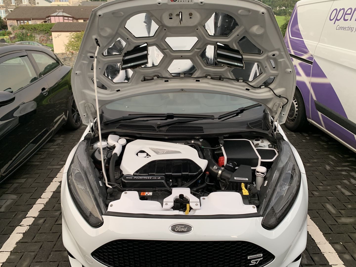 Customer photo review of Engine Bay Slam Panel Covers (various finishes) - MK7.5 Fiesta inc ST180