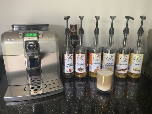 Customer photo review of Vanilla Coffee Syrup