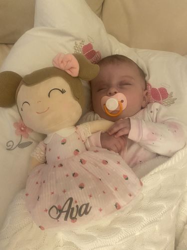 Customer photo review of Personalized Leyadoll (Strawberry) with Gift Bag - 2 Skin Tones