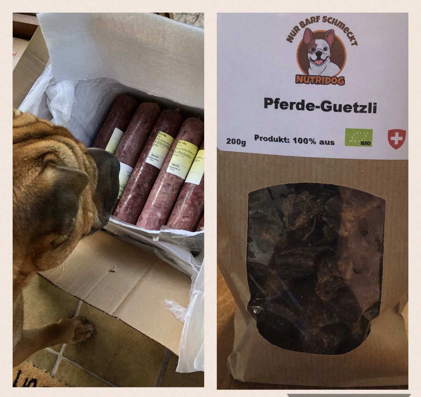 Customer photo review of Lamm Gemischt 500g  pro Wurst nur 8.90.-  "Tiefgekühlt"