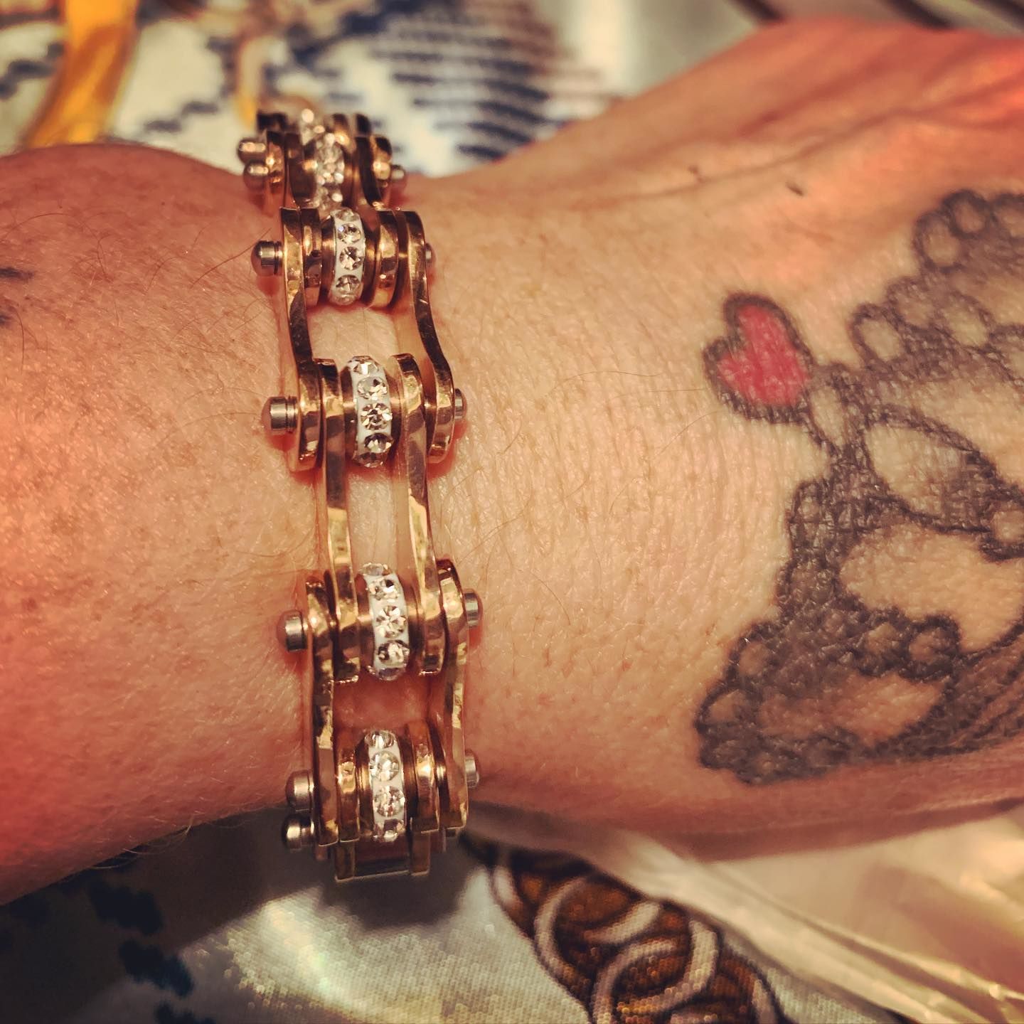 Customer photo review of Cycolinks Rose Gold Crystal Bracelet