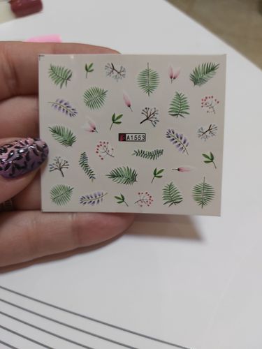 Customer photo review of Sticker Nailart A1553