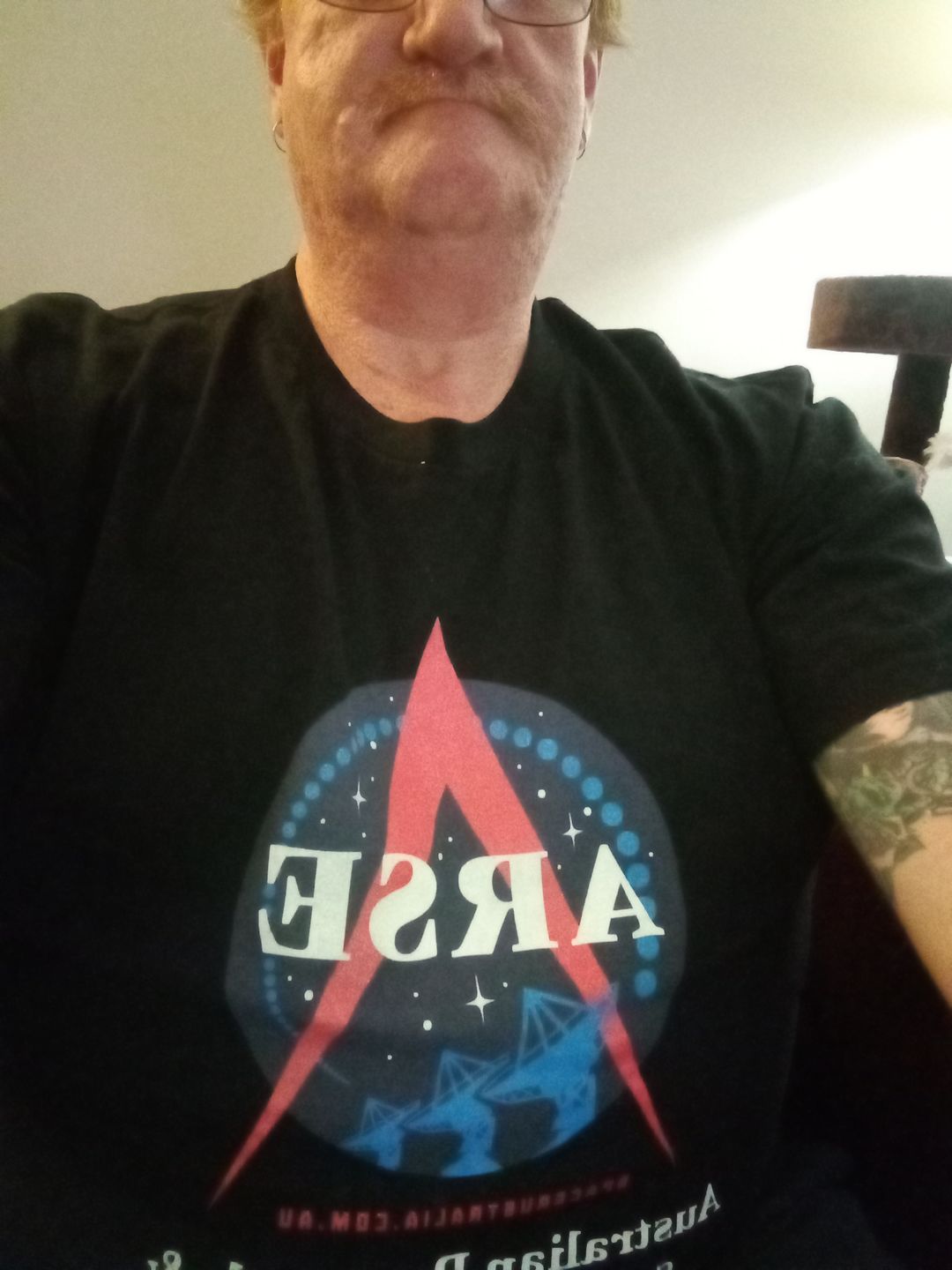 Customer photo review of Launch Tee - Black