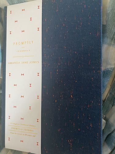 Customer photo review of Childhood History - Wesley Blue - Amanda Jane Jones X Promptly Journals