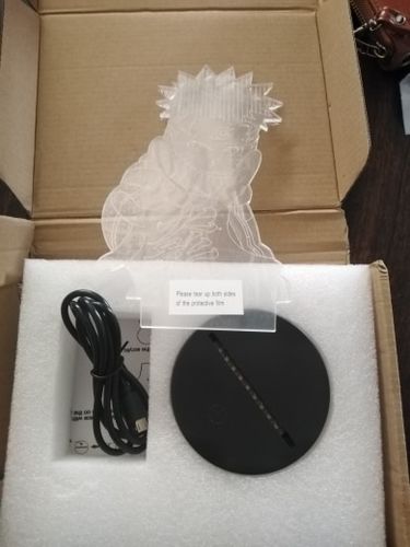 Customer photo review of Kid Naruto - LED Lamp