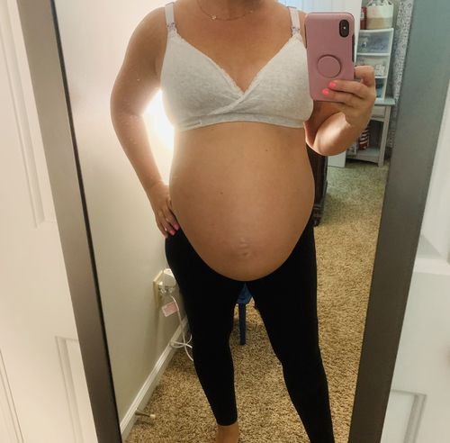 Customer photo review of Momma's Comfy Maternity Bra