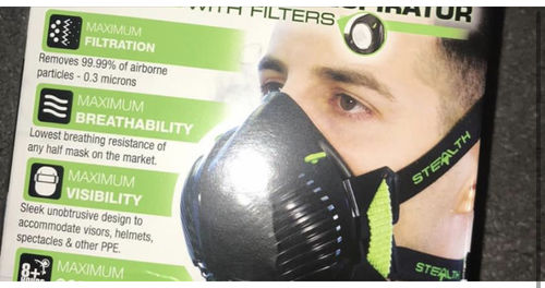 Customer photo review of Stealth P3 Respirator Facemask