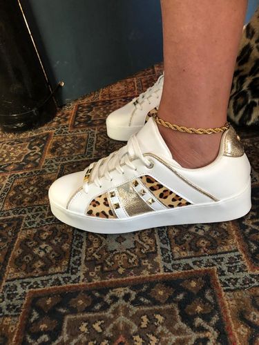 Customer photo review of Chunky Rope anklet GOLD