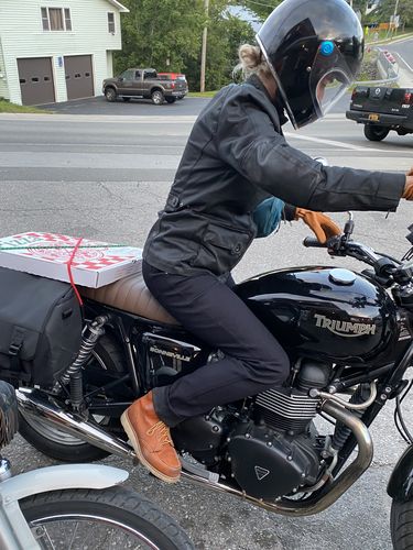 Customer photo review of Two Wheels Overalls Midnight