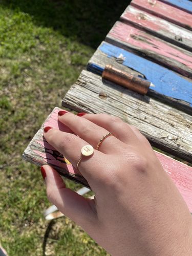 Customer photo review of The Initial Ring
