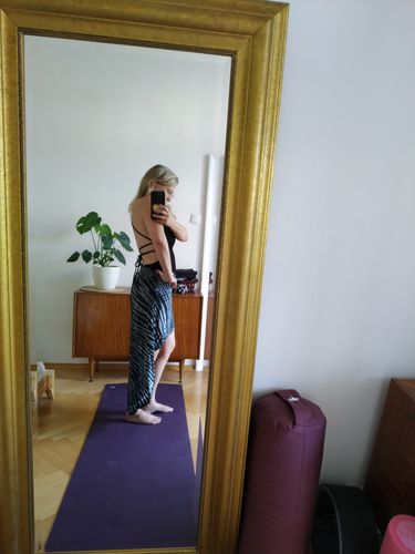 Customer photo review of Tangled Kiss Bodysuit - Raven Sky