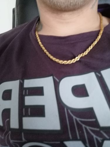Customer photo review of Rope Chain Gold | 5mm