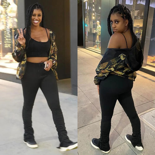 Customer photo review of Casual Sleeveless Solid Color Sport Set