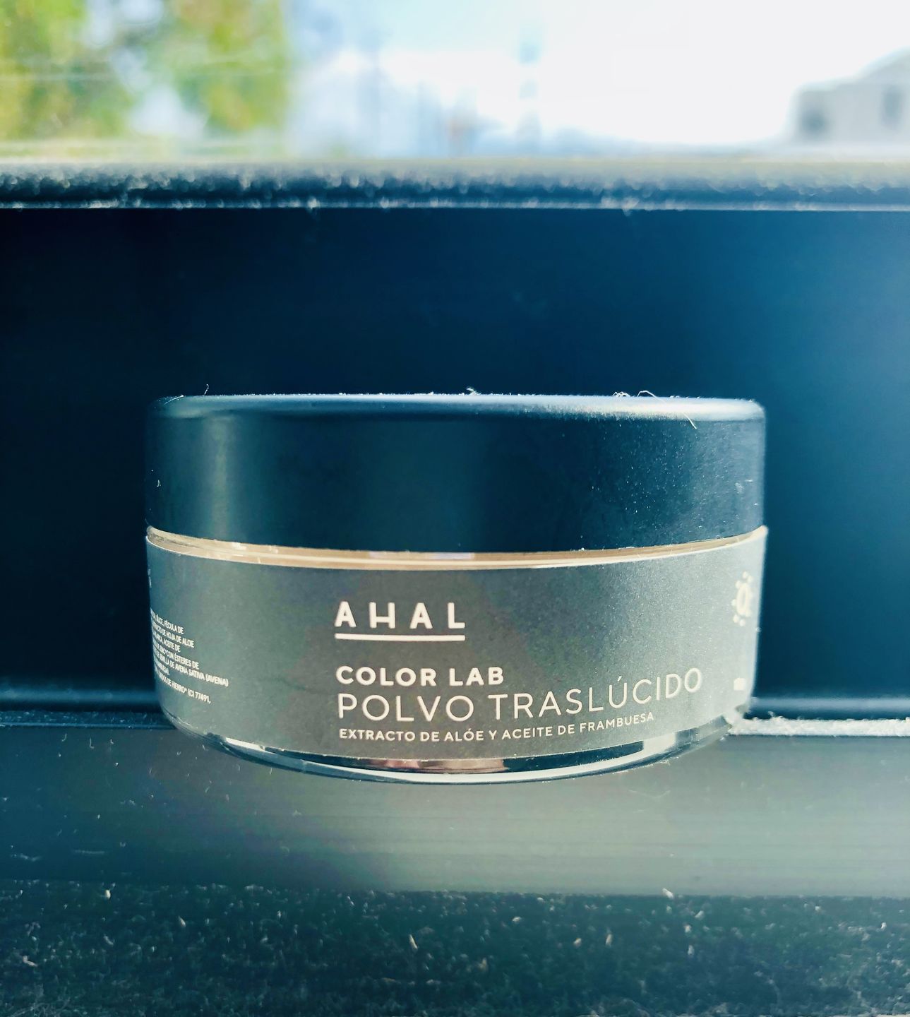 Customer photo review of Polvo traslúcido con Extracto de Aloe y Aceite de Frambuesa