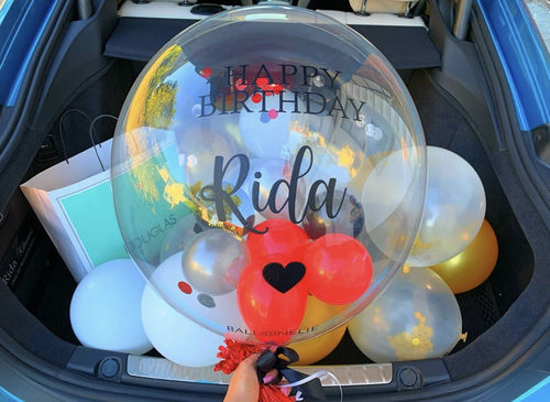 Kundenbewertung mit Foto zu BALLOONIZER - Ballon Konfigurator