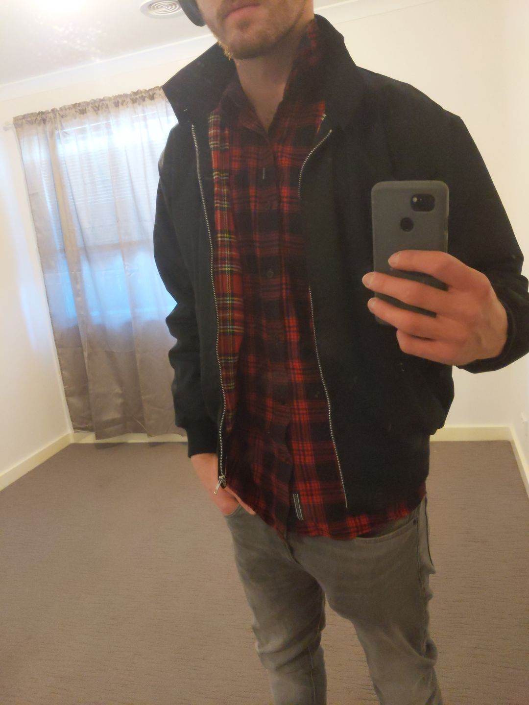 Customer photo review of Harrington Jacket - Black