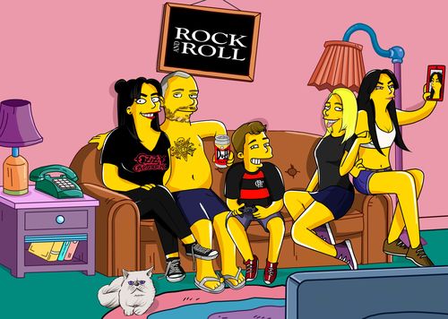 Customer photo review of RETRATO EM ARQUIVO DIGITAL FAMILIA AMARELA