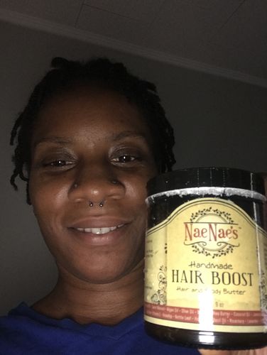 Customer photo review of Nae Nae's Hair Boost 9oz