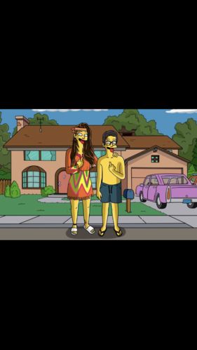 Customer photo review of Le Portrait Simpson Personnalisé Digital