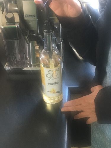 Customer photo review of Vanilla Coffee Syrup