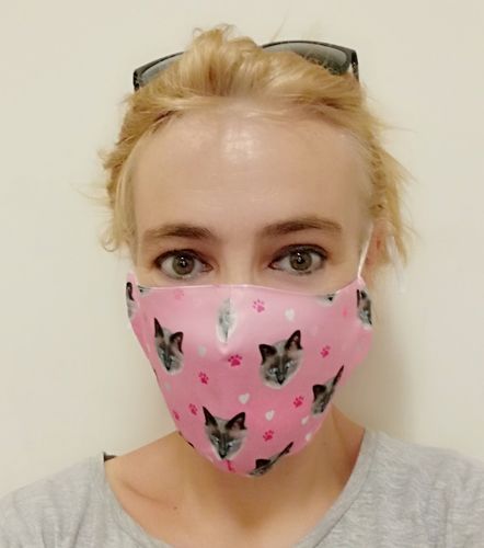 Customer photo review of Masque Personnalisé Animal