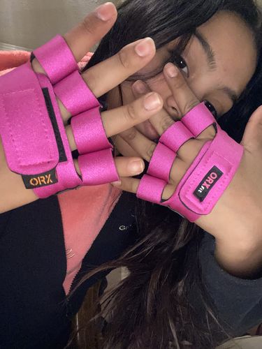 Customer photo review of Guantes Pesas GRAB Mujer