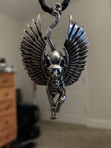 Customer photo review of Bastet Necklace