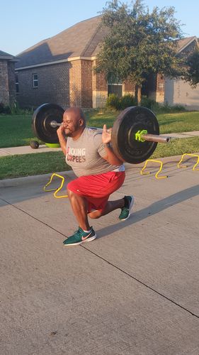 Customer photo review of Bucking Furpees - Men's Sweat Activated T-Shirt