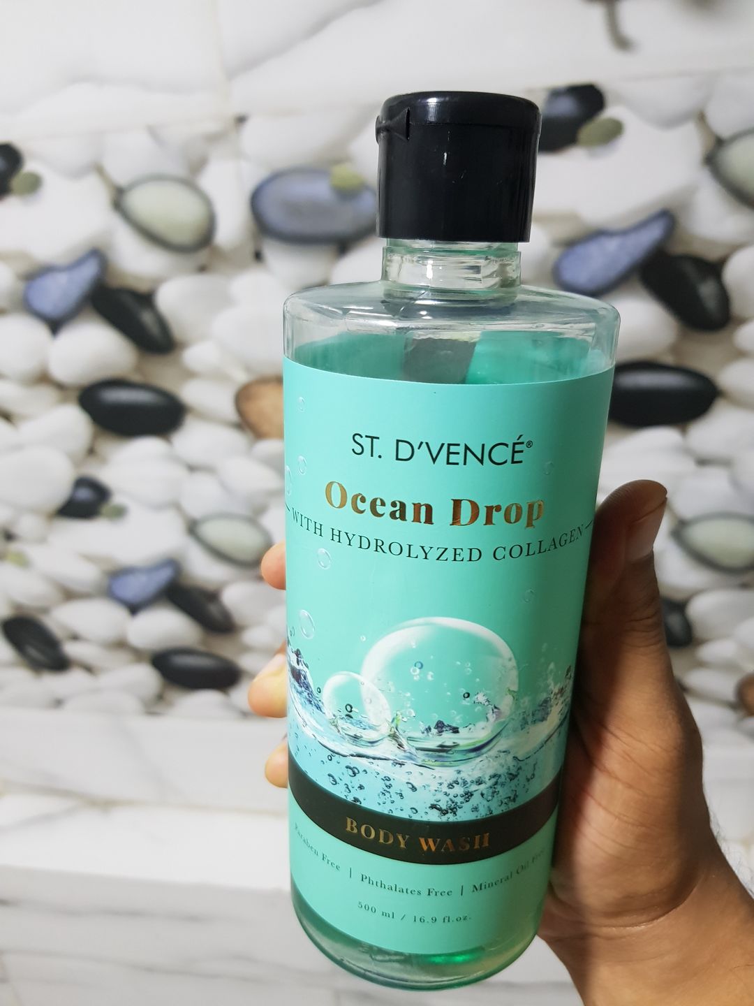 Customer photo review of Ocean Drop with Hydrolyzed Collagen Body Wash, 500 ml