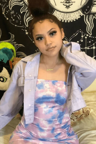 Customer photo review of Sexy Off Shoulder Print Multicolor Dress