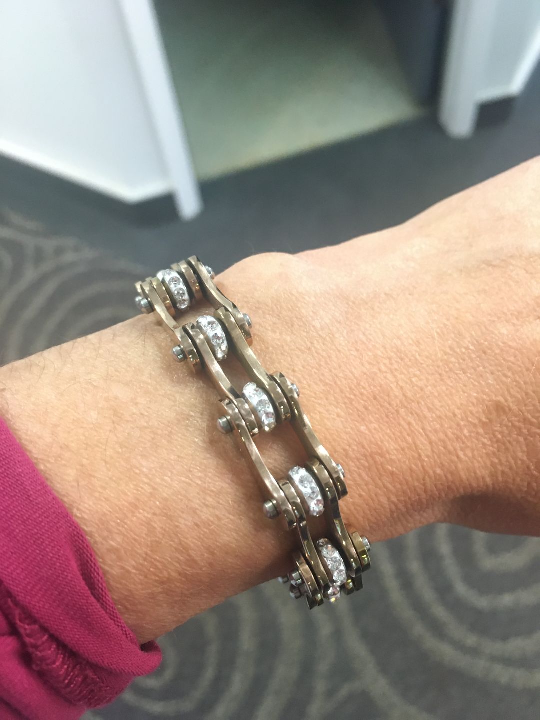 Customer photo review of Cycolinks Classic Chain Bracelet