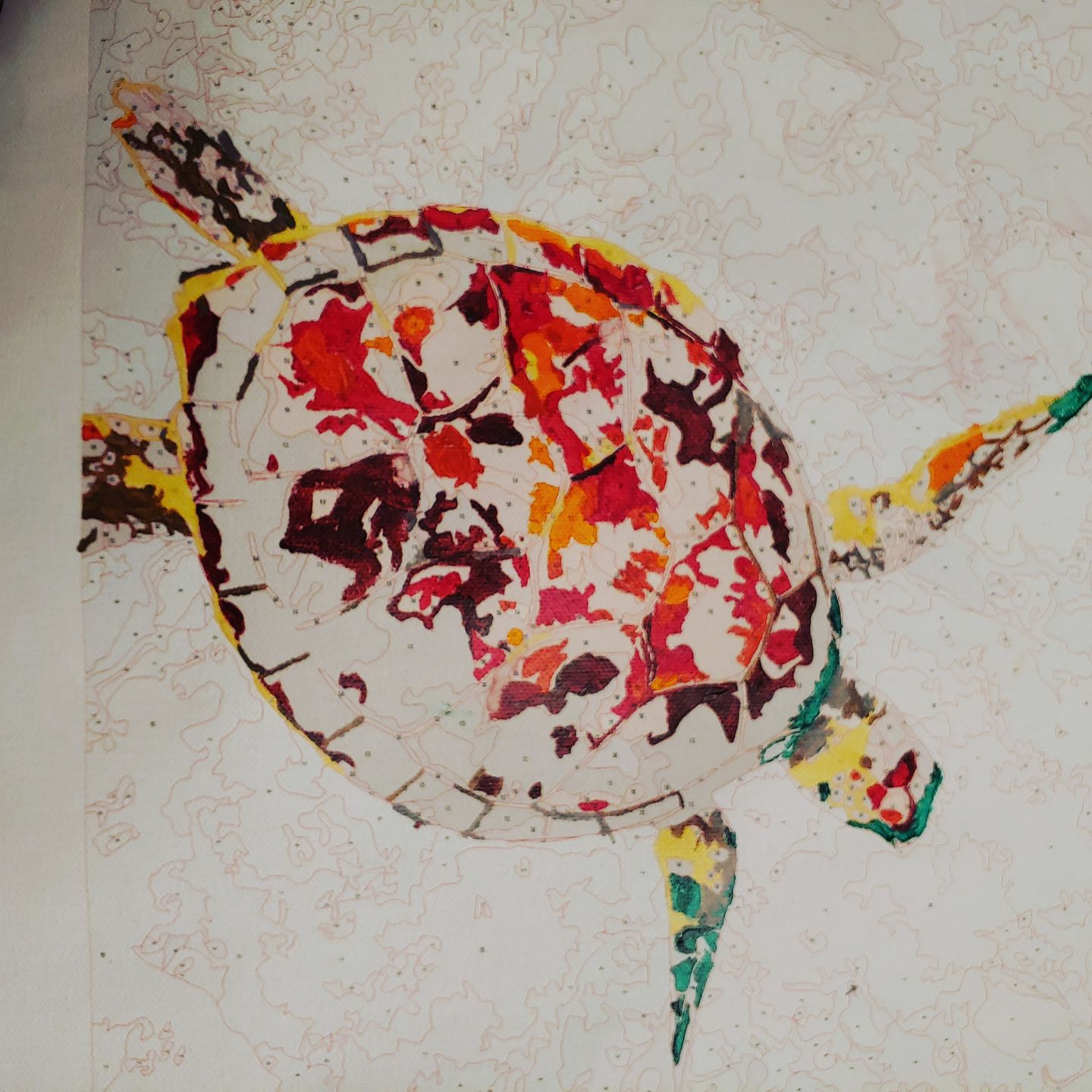 Customer photo review of FREE Paint By Numbers Kit